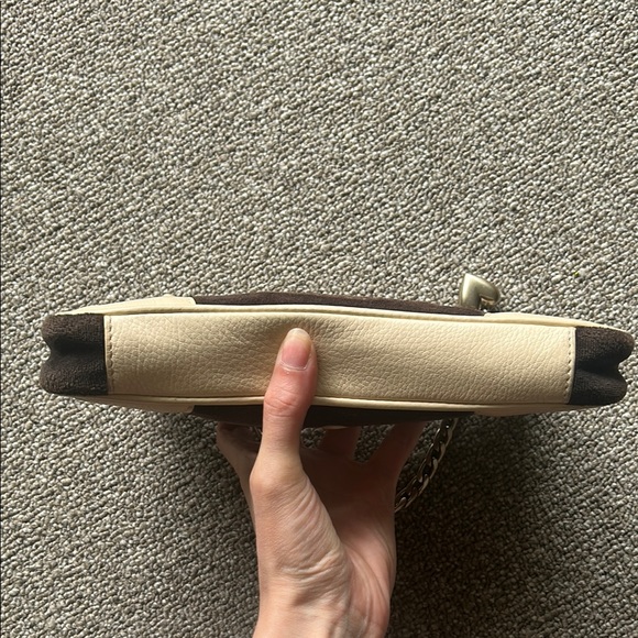 Juicy Couture Black and Cream Clutch with Metal Hardware - Picture 4 of 6